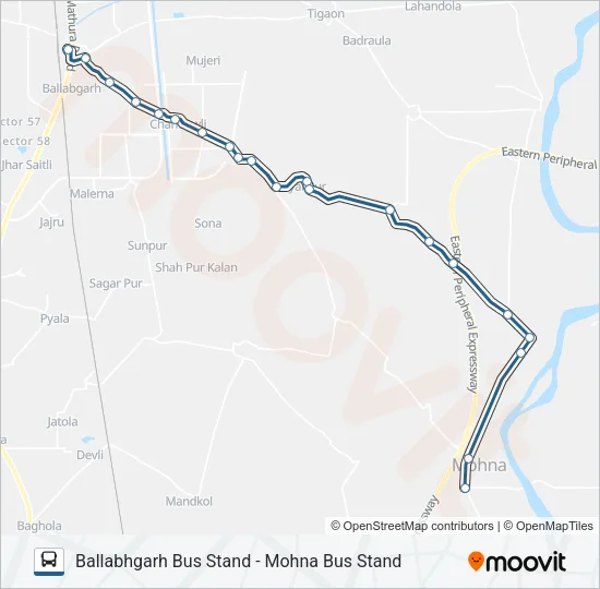 917 Bus Line Map