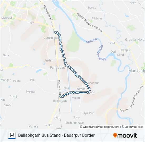 919 Bus Line Map
