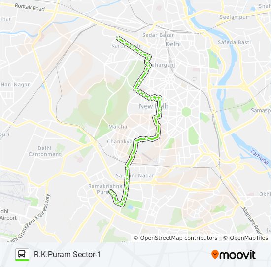 610 Route Schedules, Stops & Maps R.K.Puram Sector1 (Updated)