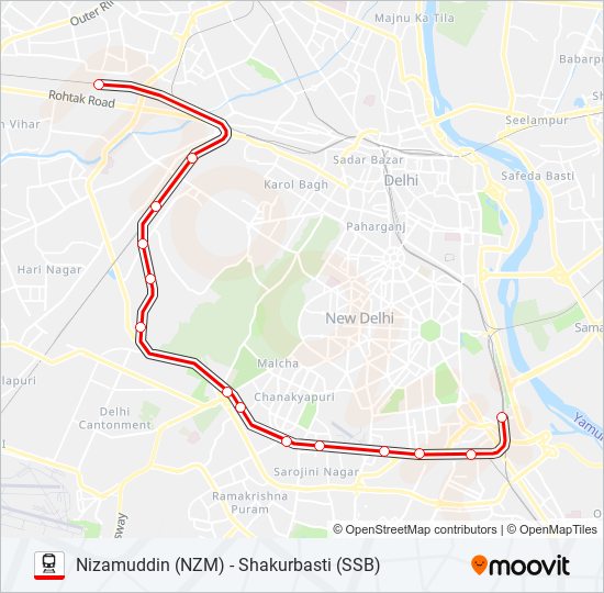 Shakur Basti Delhi Map Emu 64093 Route: Schedules, Stops & Maps - Shakurbasti (Ssb) (Updated)