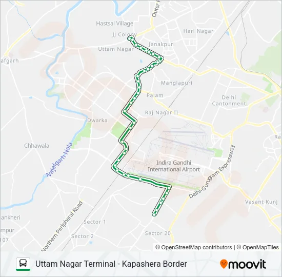 718 Bus Line Map