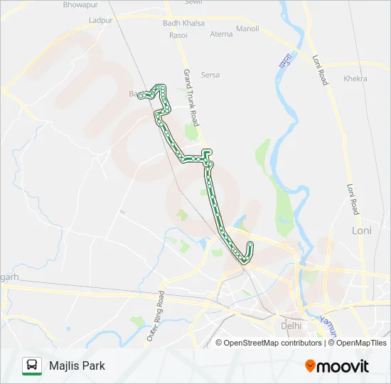 109 Bus Line Map