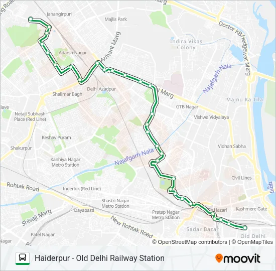 127 Bus Line Map