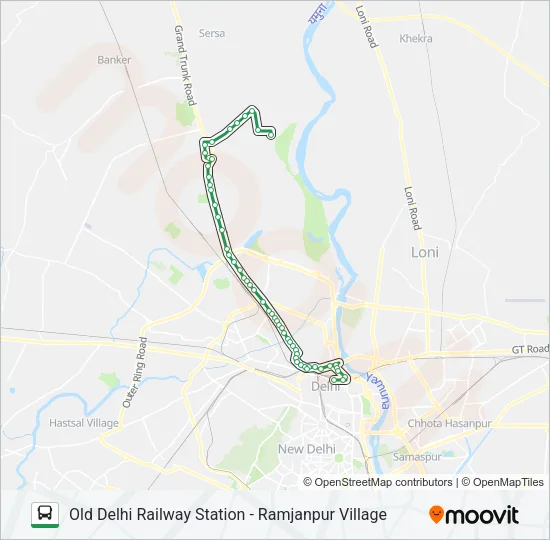17 Bus Line Map