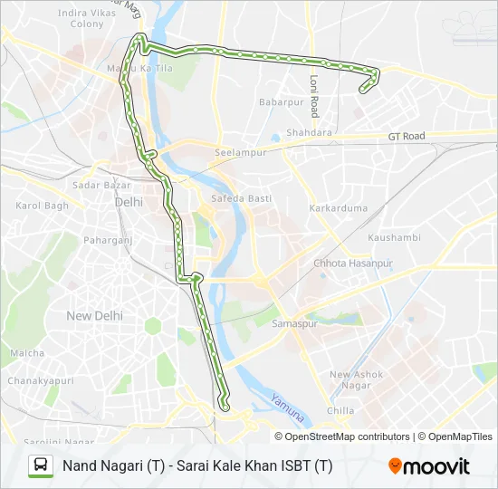 261 Bus Line Map