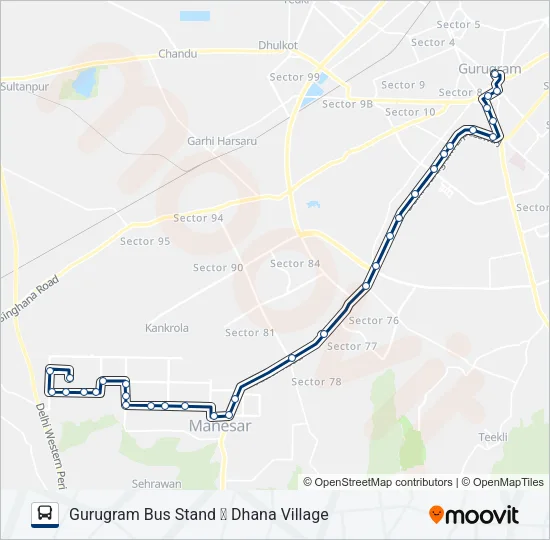 234 Bus Line Map