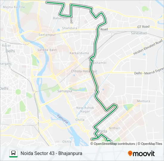 33 Bus Line Map