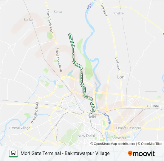162 Bus Line Map