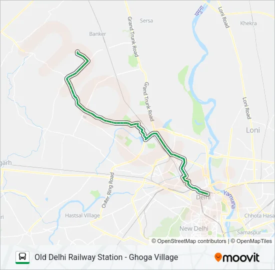 130 Bus Line Map