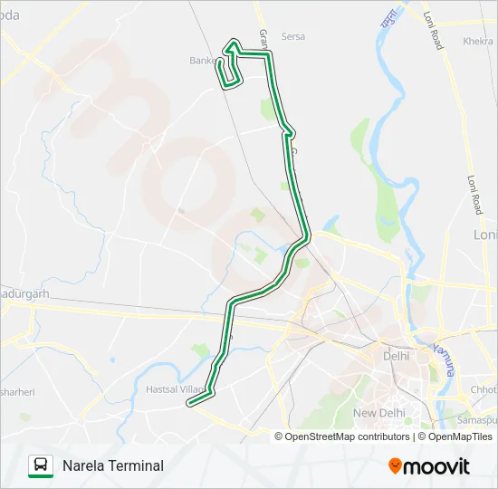 882A Bus Line Map