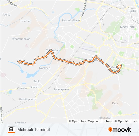 356stl Route Schedules, Stops & Maps Mehrauli Terminal (Updated)