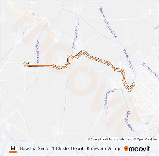 119LSTL bus Line Map