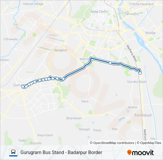 D202 Bus Line Map