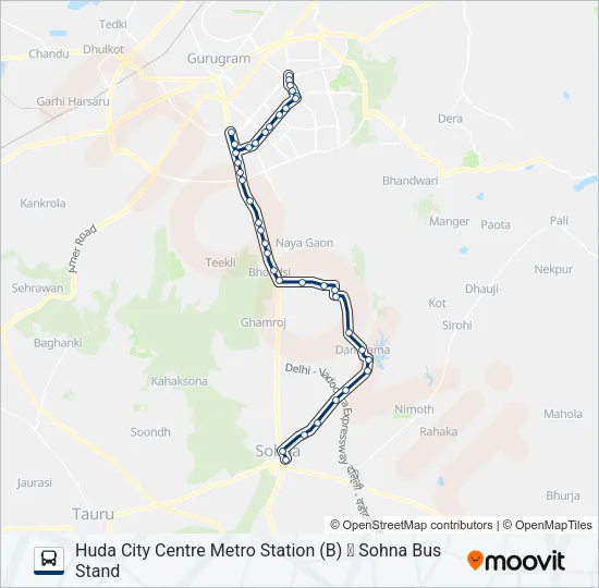 120 Bus Line Map