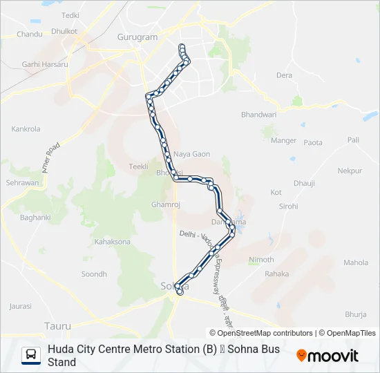 120 Bus Line Map