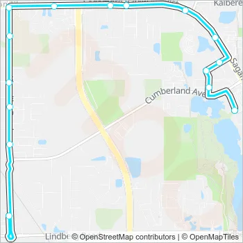 23 Bus Line Map
