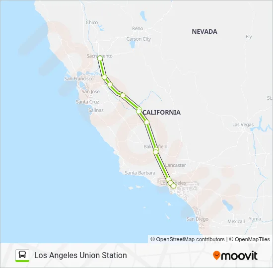 Mapa de FLIXBUS 2007 de autobús