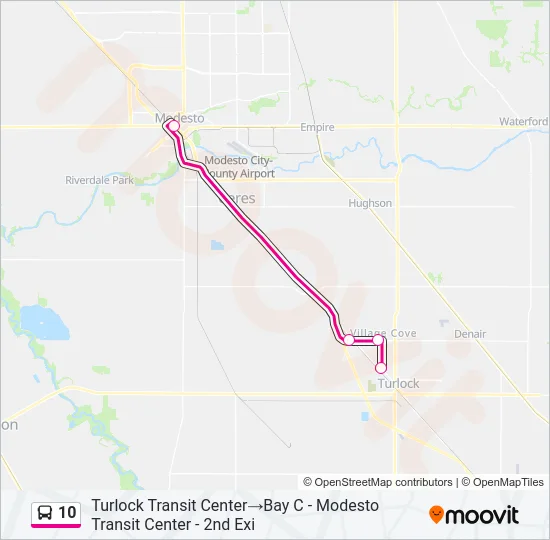 10 Bus Line Map