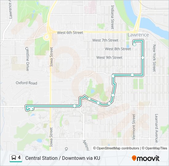 4 bus Line Map