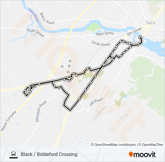 51 bus Line Map