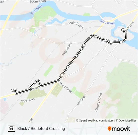51 Bus Line Map