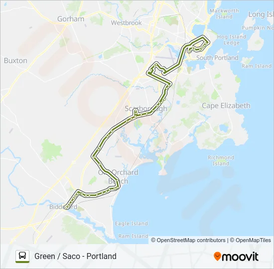 60 Bus Line Map