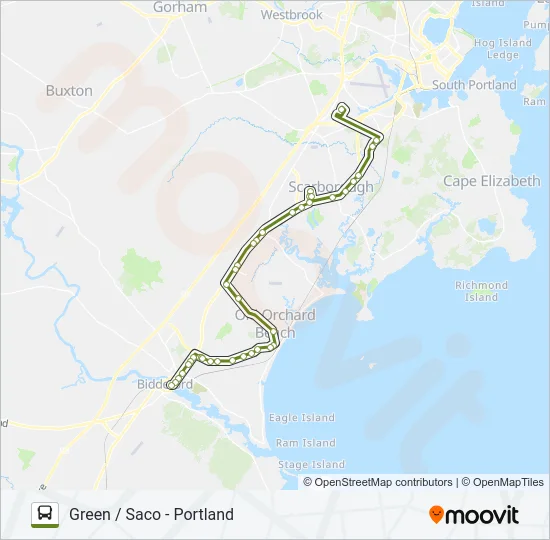 60 Bus Line Map