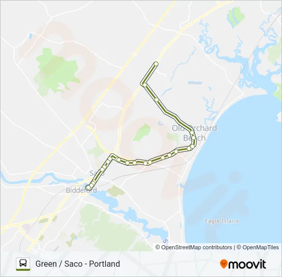 60 Bus Line Map