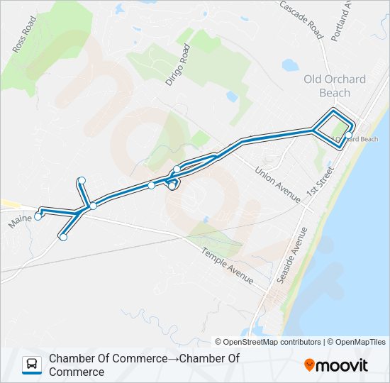 82 Bus Line Map