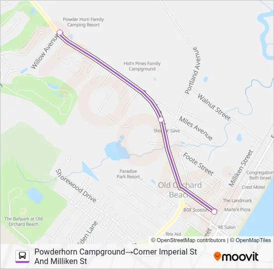 81 Bus Line Map