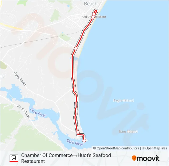 83 Bus Line Map