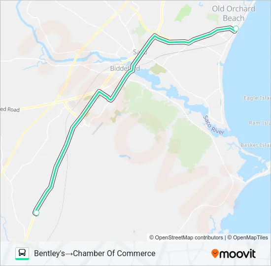 84 Bus Line Map