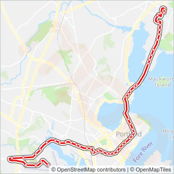 7 Route: Schedules, Stops & Maps - Falmouth Shaw's‎→Portland