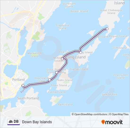 DB Ferry Line Map