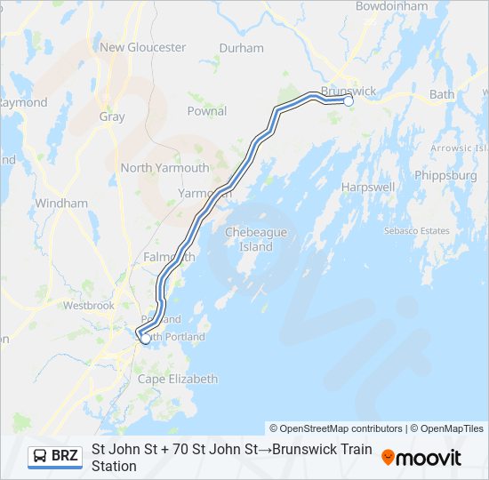 BRZ bus Line Map