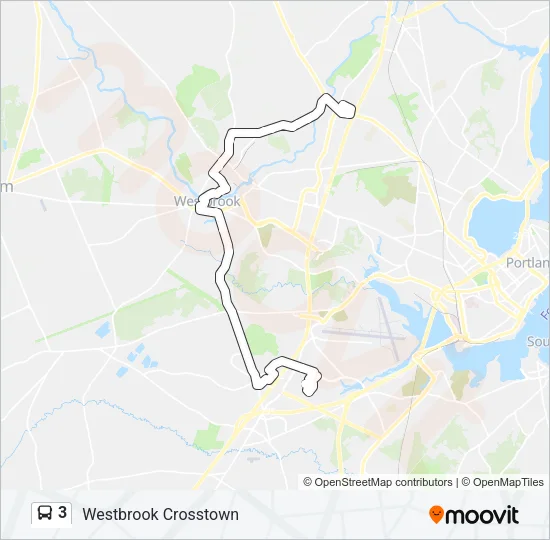 3 Bus Line Map