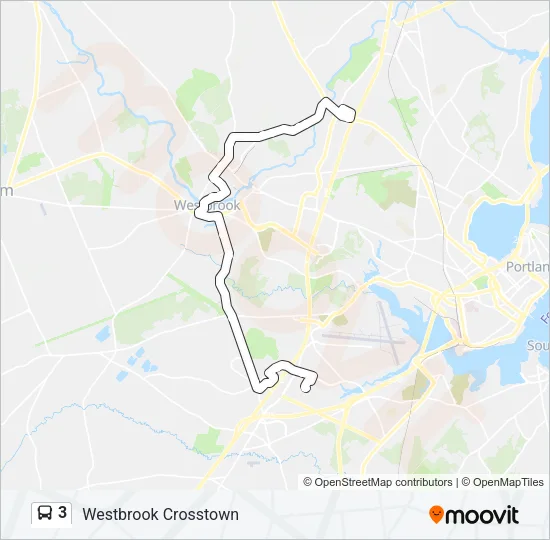 3 Bus Line Map
