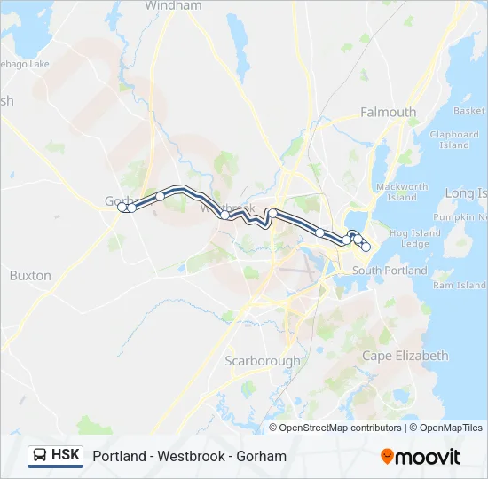 HSK Bus Line Map