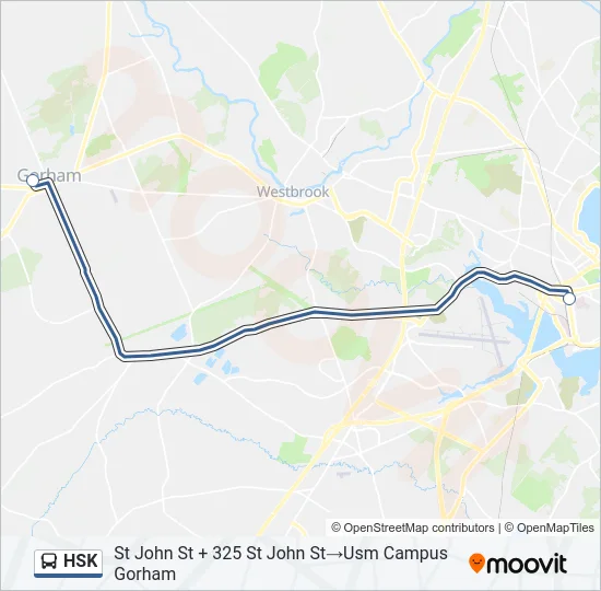 HSK Bus Line Map