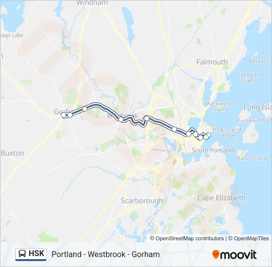 HSK Bus Line Map
