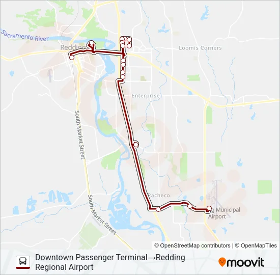 15 Bus Line Map