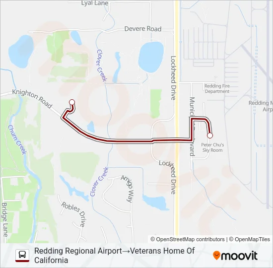 15 Bus Line Map