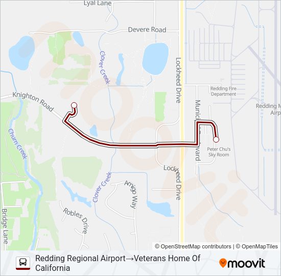 15 Bus Line Map