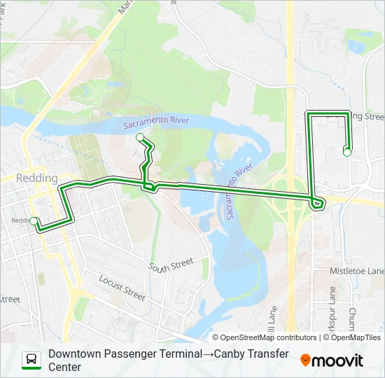 18 Bus Line Map