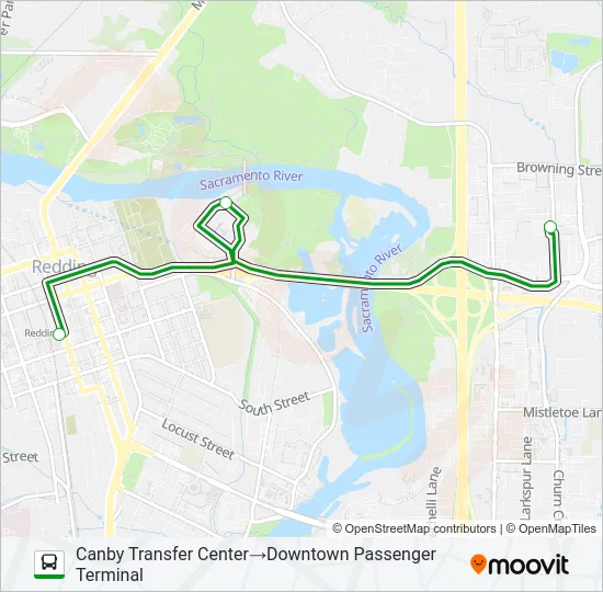 18 Bus Line Map