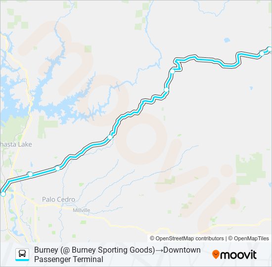 299X bus Line Map