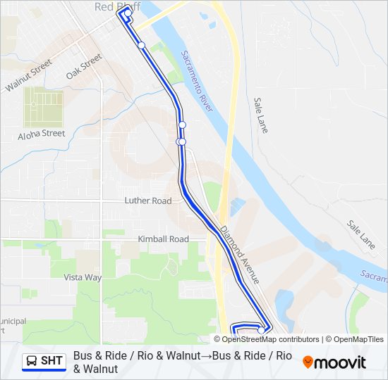 SHT Bus Line Map