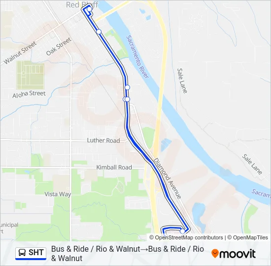 SHT Bus Line Map