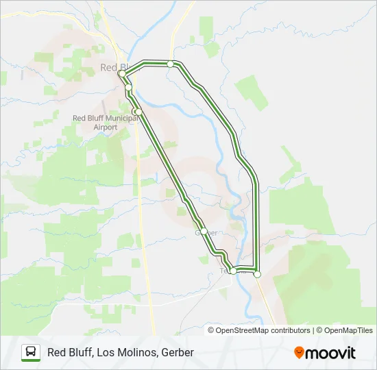 SATURDAY 3A Bus Line Map