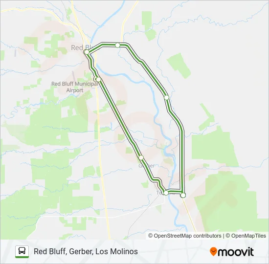 SATURDAY 3B Bus Line Map